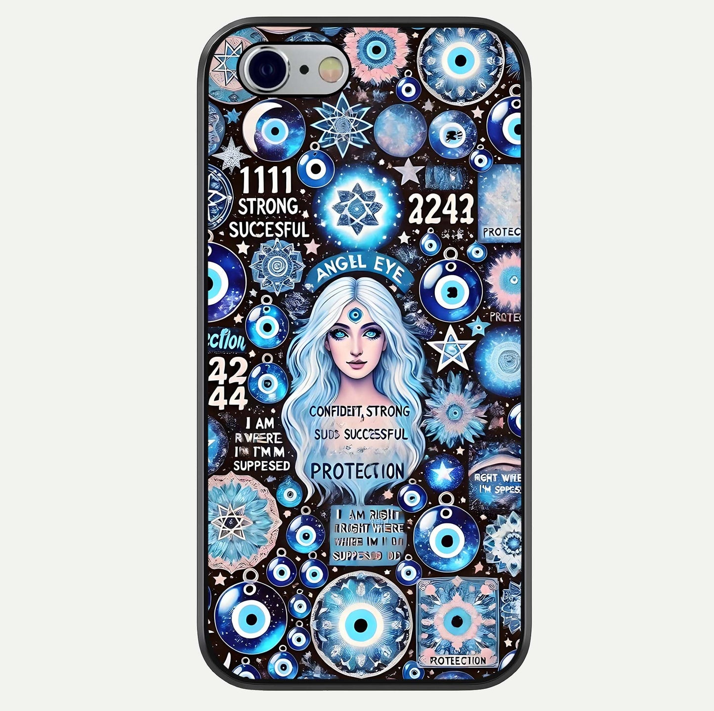 Angel Aura Shield Glass Case For iPhone 16 Pro by Custom World