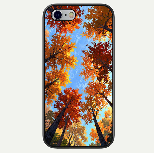 Autumn Sky Rise Glass Case For iPhone 16 Pro by Custom World