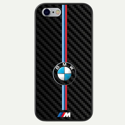 BMW Pattern Glass Case For iPhone 16 Pro by Custom World