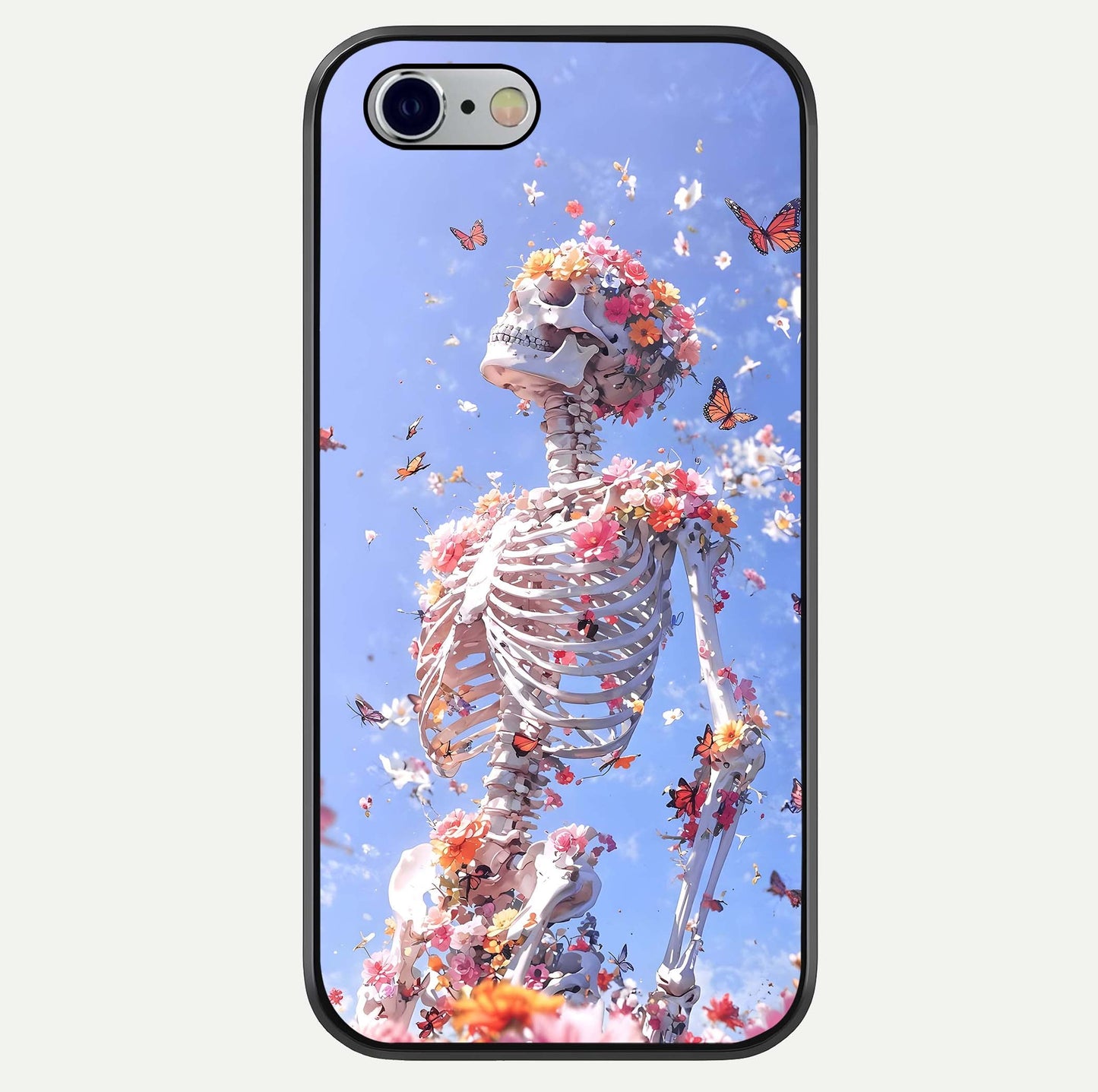 Bloom Beyond Bones Glass Case For iPhone 16 Pro by Custom World