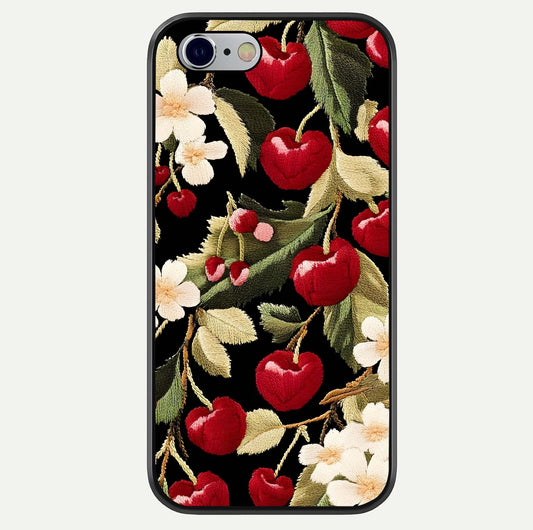 Bloom Thread Art Glass Case For iPhone 16 Pro by Custom World
