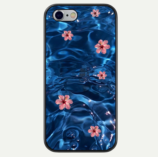 Blooming Water Drift Glass Case For iPhone 16 Pro by Custom World