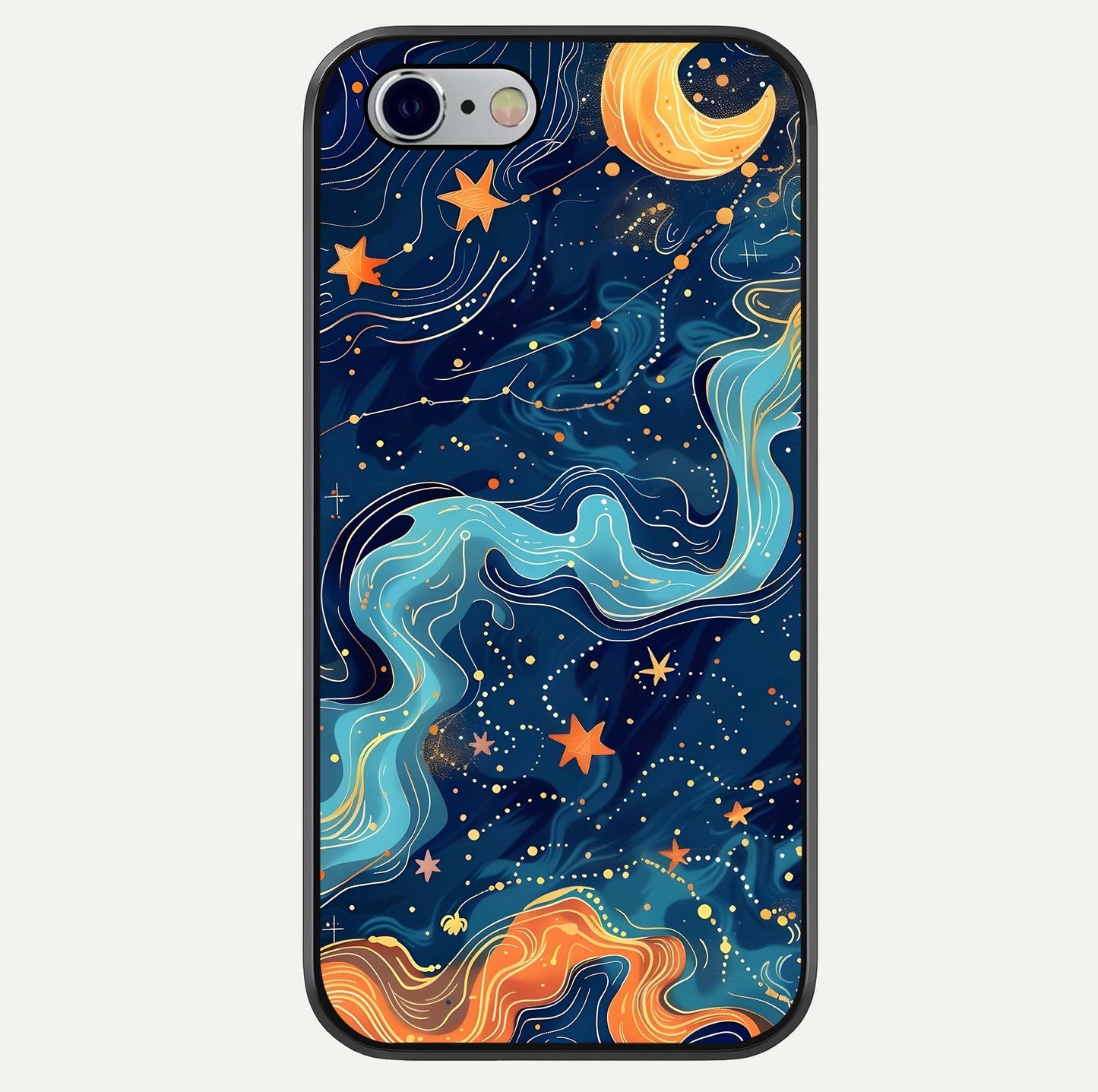 Celestial Dream Flow Glass Case For iPhone 16 Pro by Custom World