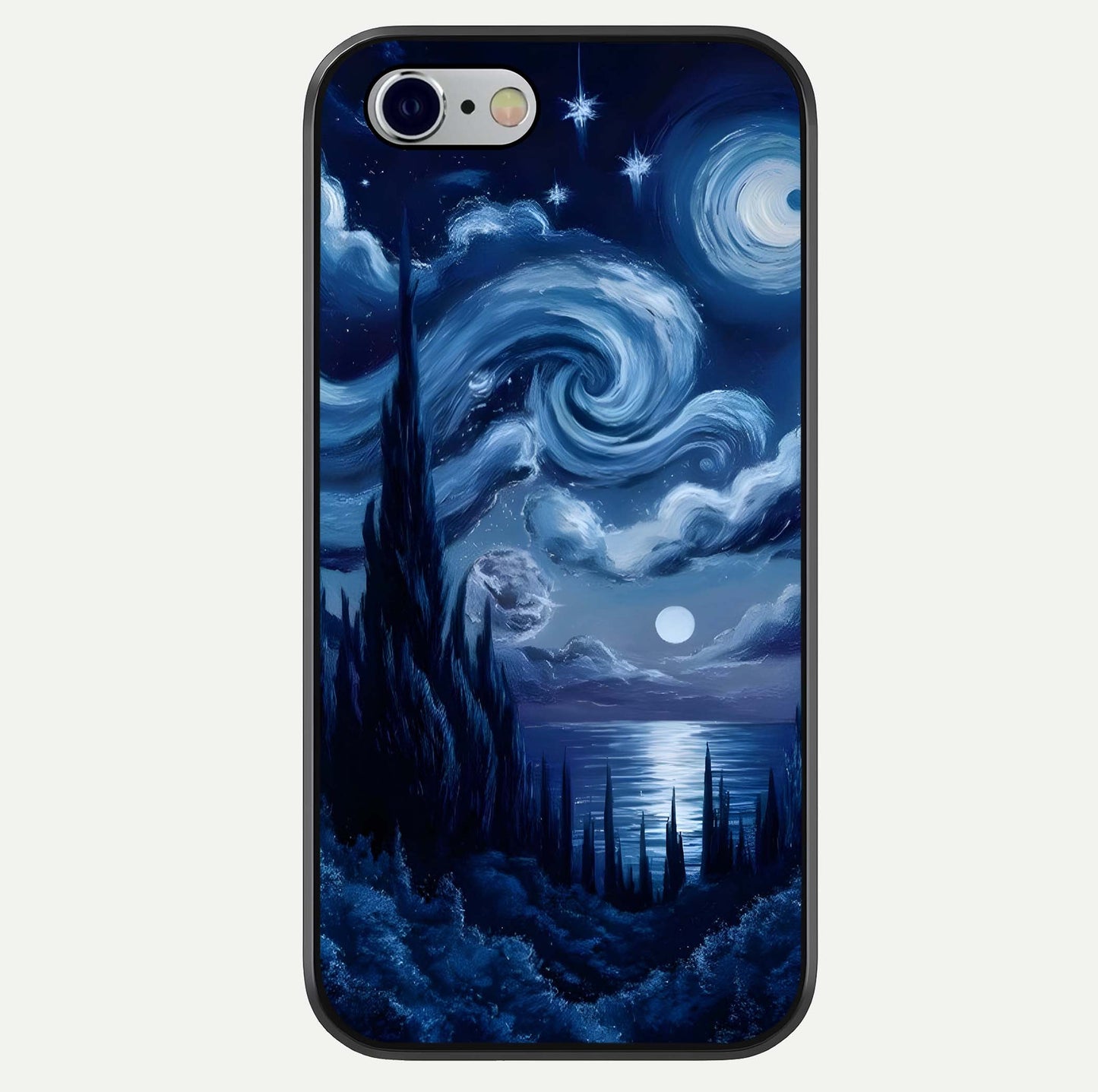 Celestial Dream Van Gogh Glass Case For iPhone 16 Pro by Custom World