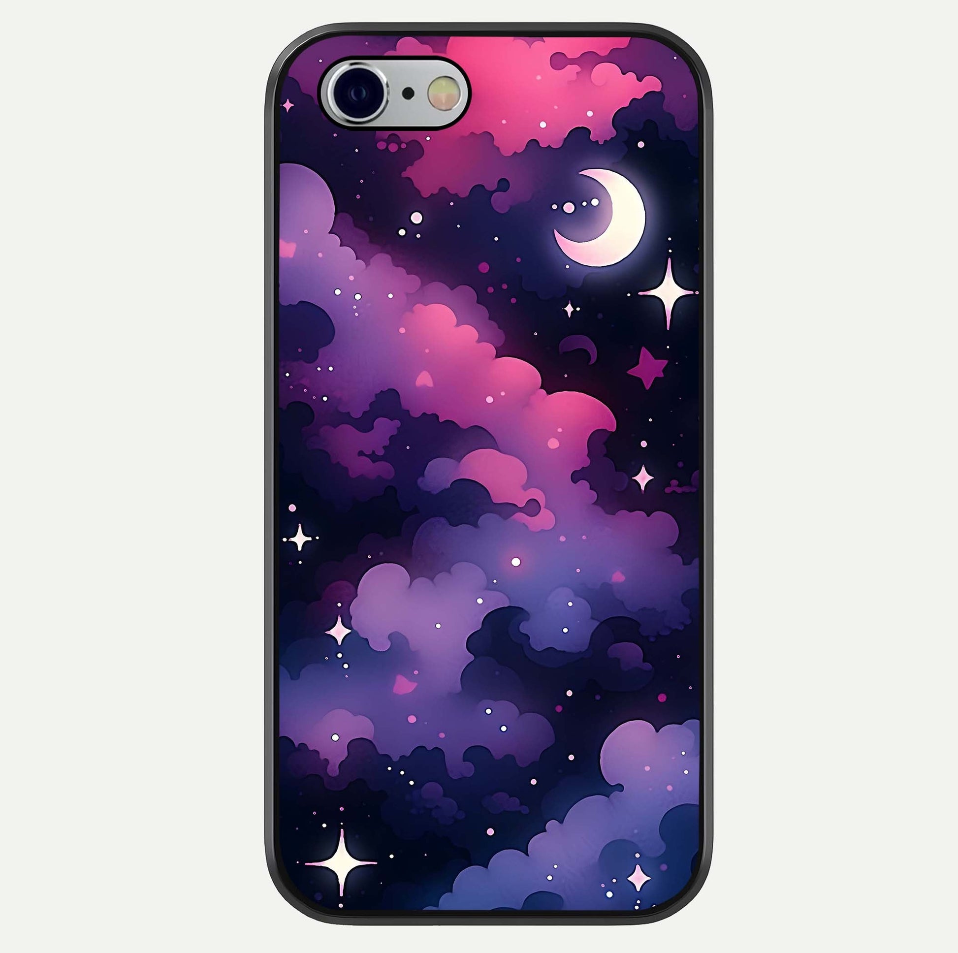 Celestial Moon Magic Glass Case For iPhone 16 Pro by Custom World