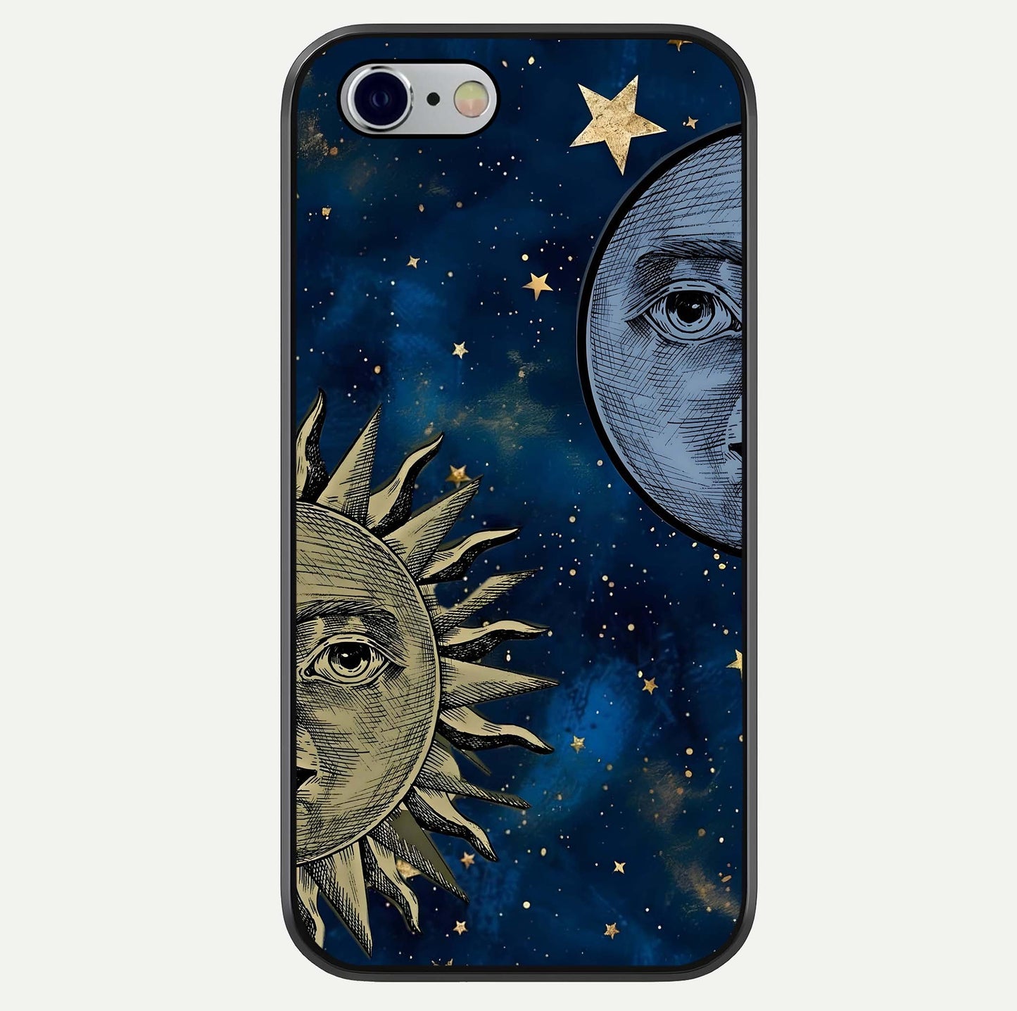 Celestial Moon With Sun Glass Case For iPhone 16 Pro by Custom World