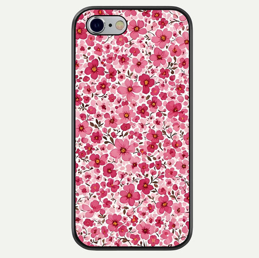 Cherry Blossom Charm Glass Case For iPhone 16 Pro by Custom World