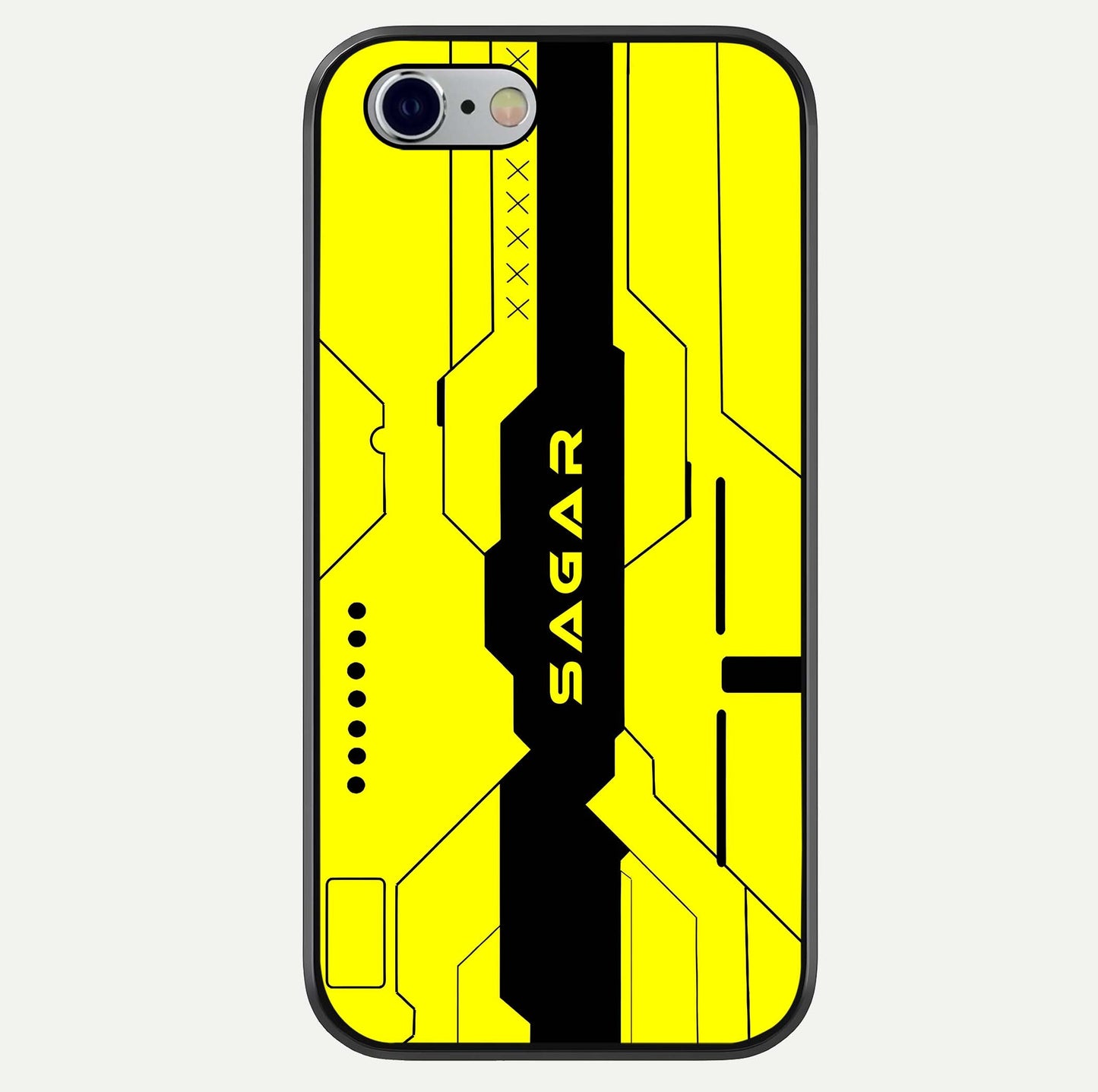 Circuit CYBERPUNK Custom Name Glass Case For iPhone 16 Pro by Custom World