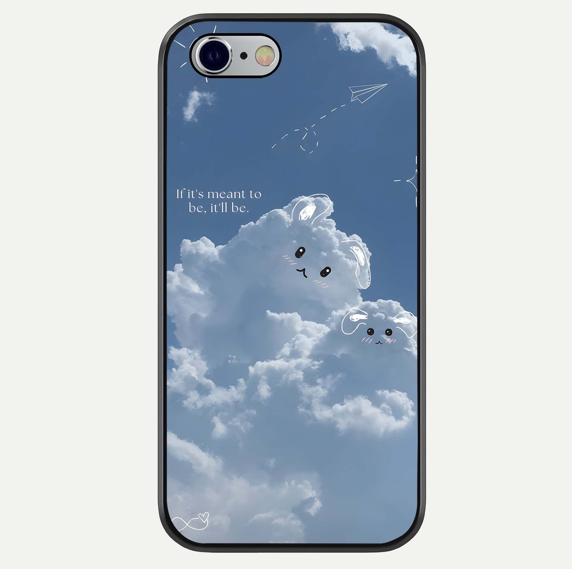 Cloud Bunny Dreams Glass Case For iPhone 16 Pro by Custom World