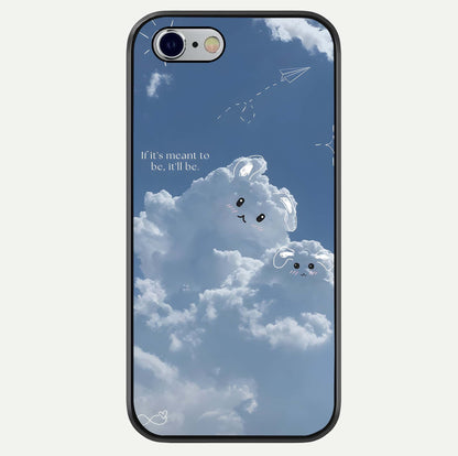 Cloud Bunny Dreams Glass Case For iPhone 16 Pro by Custom World