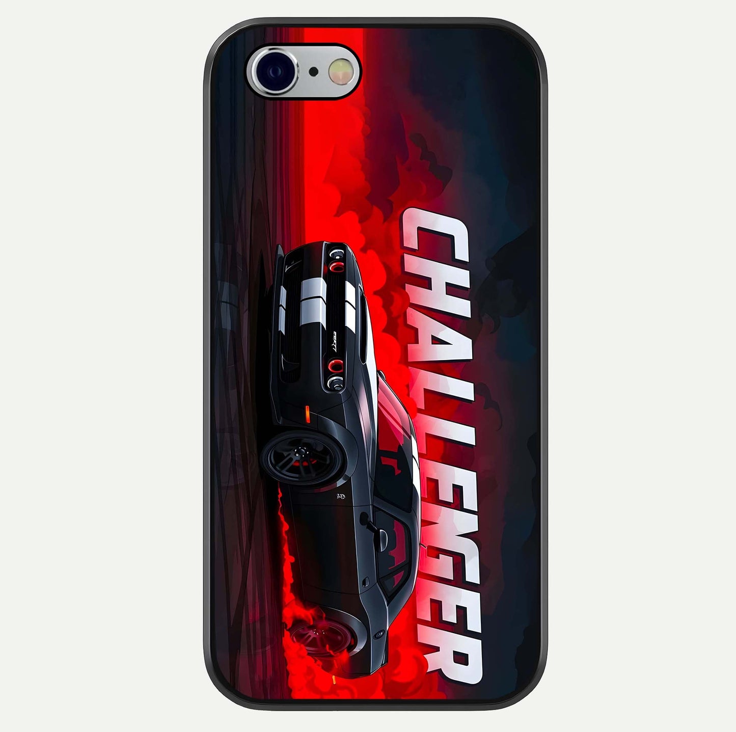 Crimson Challenger Fury Glass Case For iPhone 16 Pro by Custom World