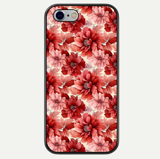 Crimson Love Petals Glass Case For iPhone 16 Pro by Custom World