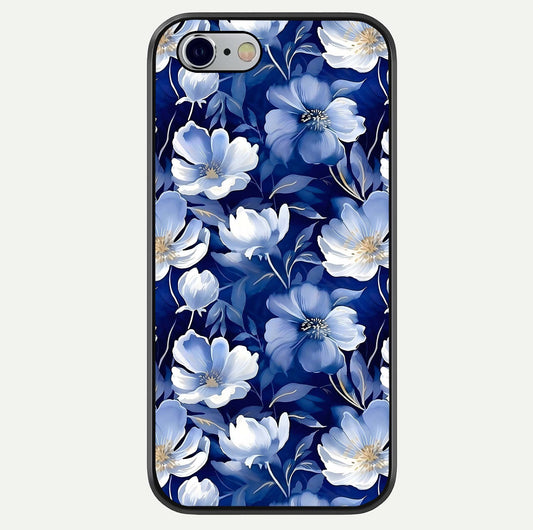 Cute Floral Patterns Glass Case For iPhone 16 Pro by Custom World