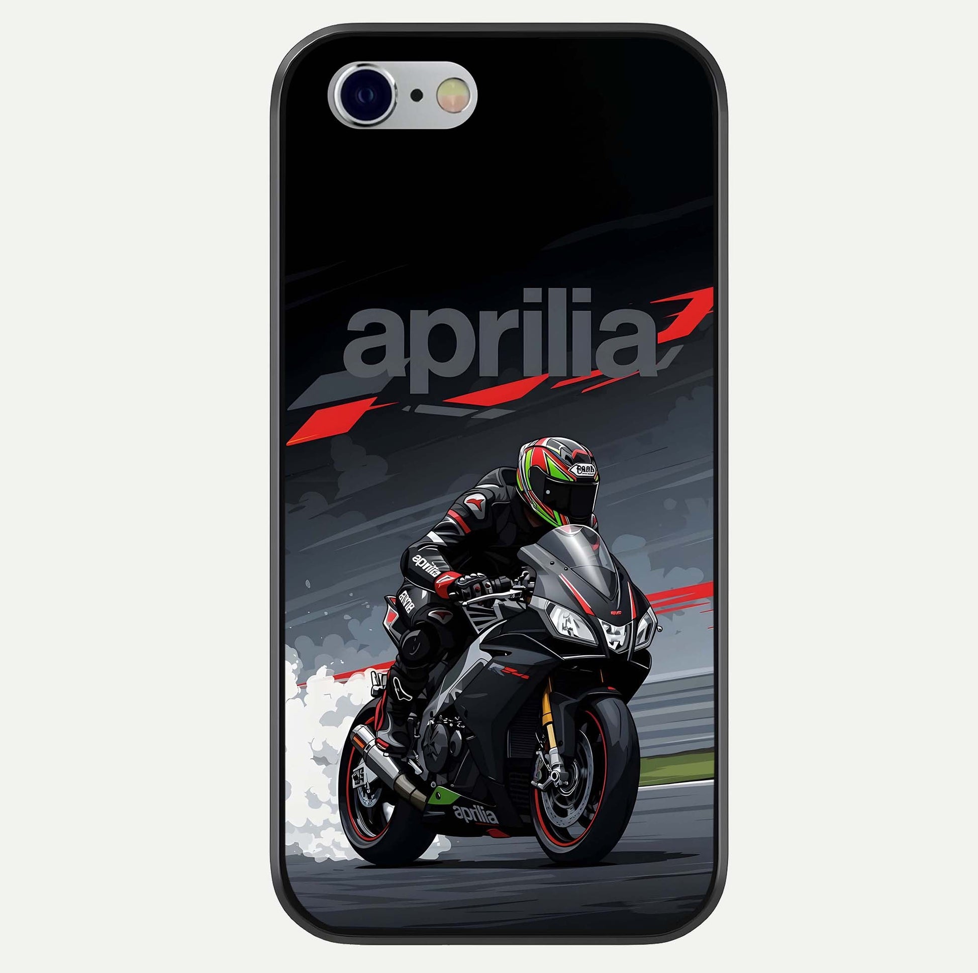 Dark Aprilla Glass Case For iPhone 16 Pro by Custom World