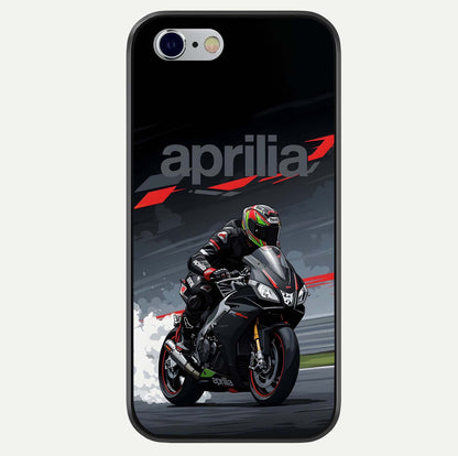 Dark Aprilla Glass Case For iPhone 16 Pro by Custom World