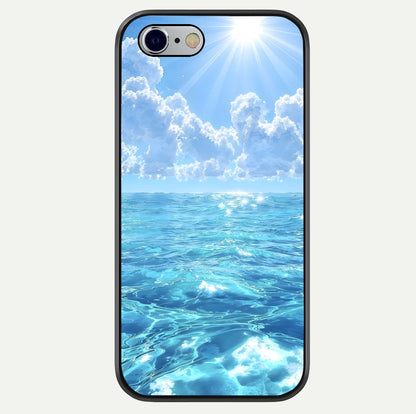 Endless Ocean Horizon Glass Case For iPhone 16 Pro by Custom World