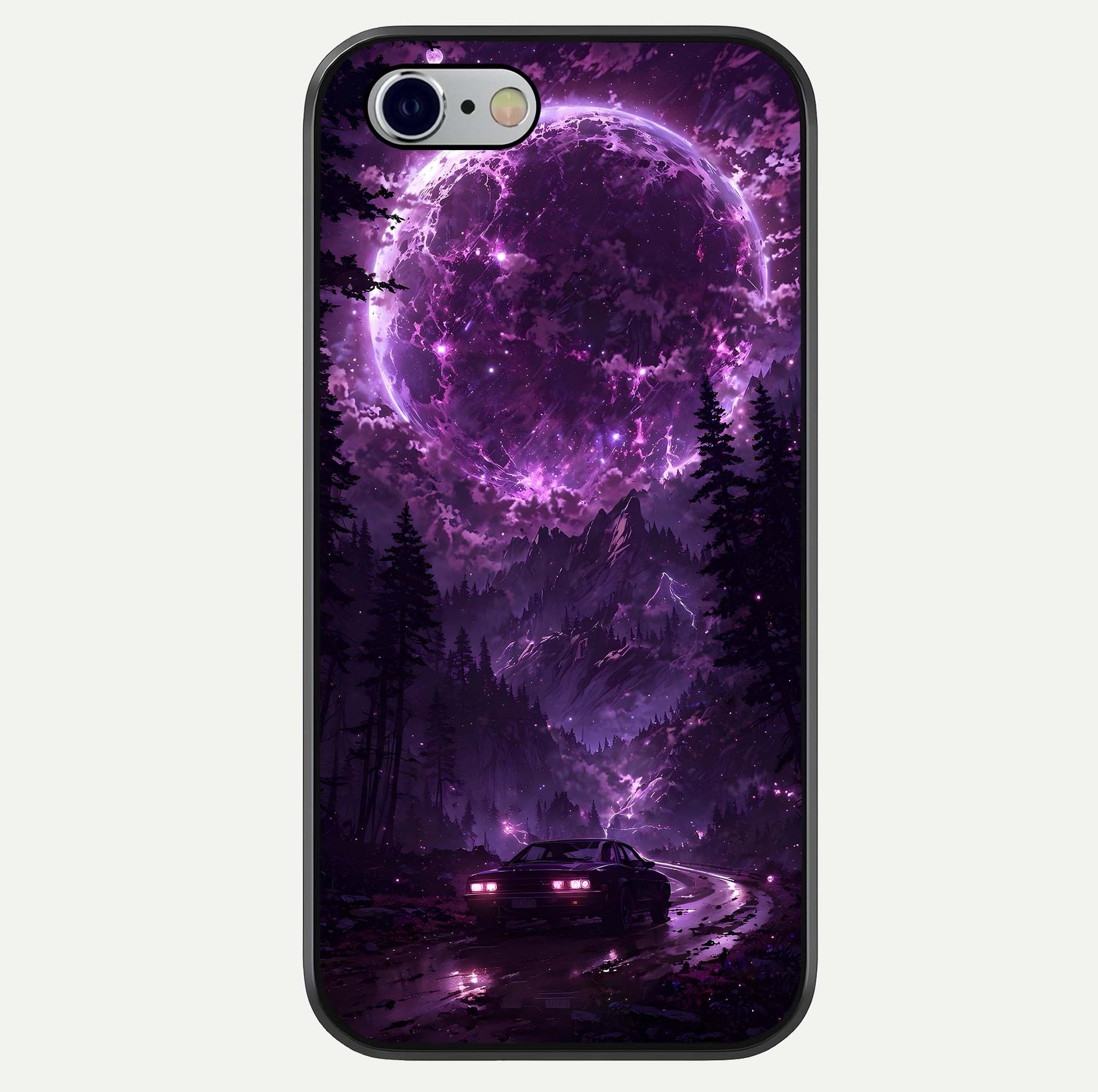 Eternal Cosmic Drive Glass Case For iPhone 16 Pro by Custom World