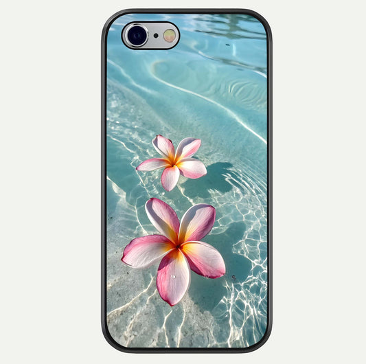 Floating Bloom Bliss Glass Case For iPhone 16 Pro by Custom World
