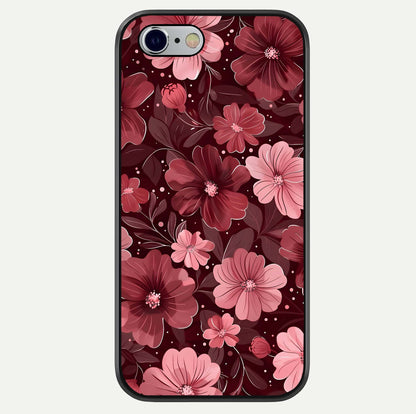 Flower Blush Bloom Glass Case For iPhone 16 Pro by Custom World