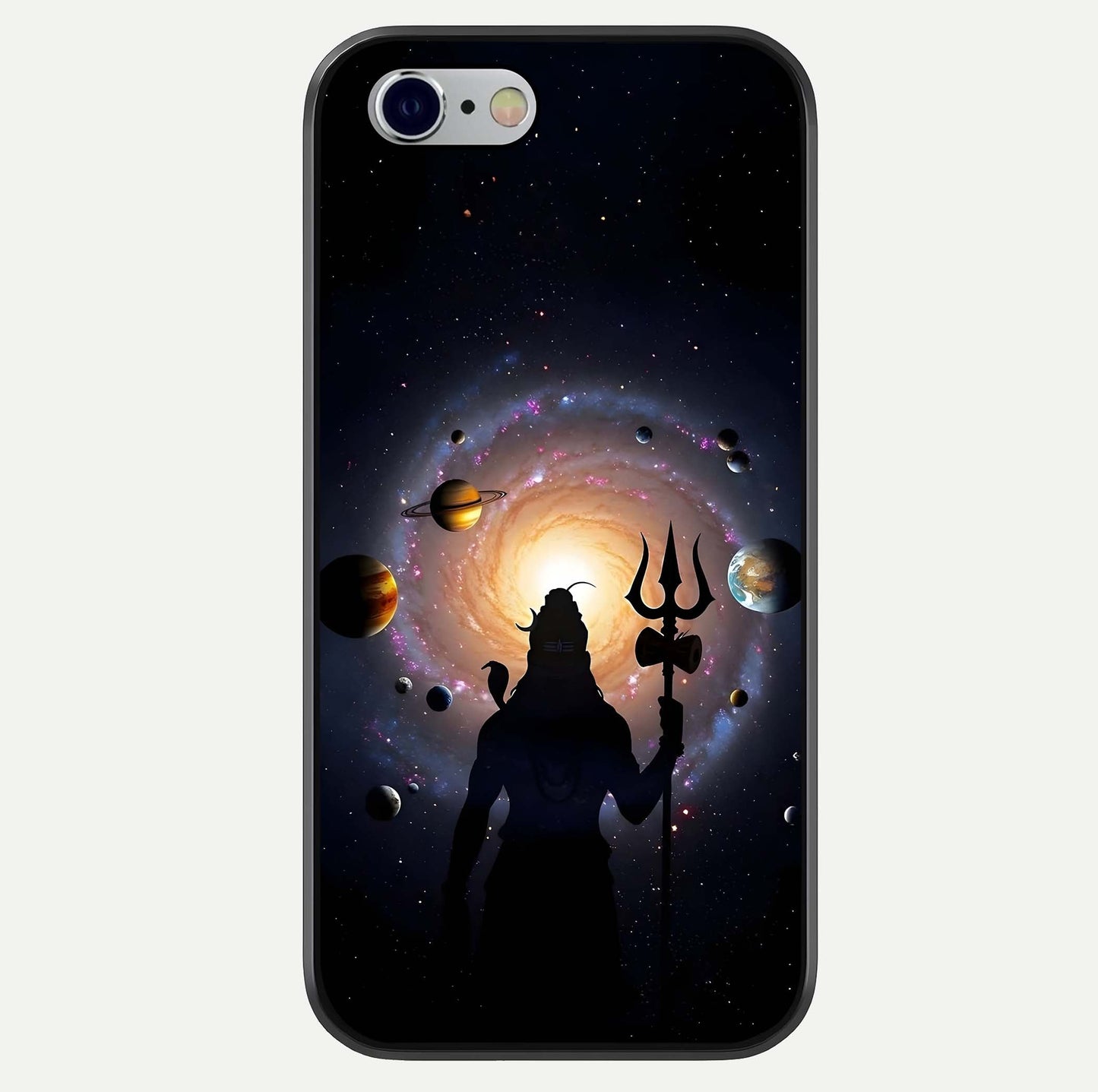 Galactic Shiva Vision Glass Case For iPhone 16 Pro by Custom World