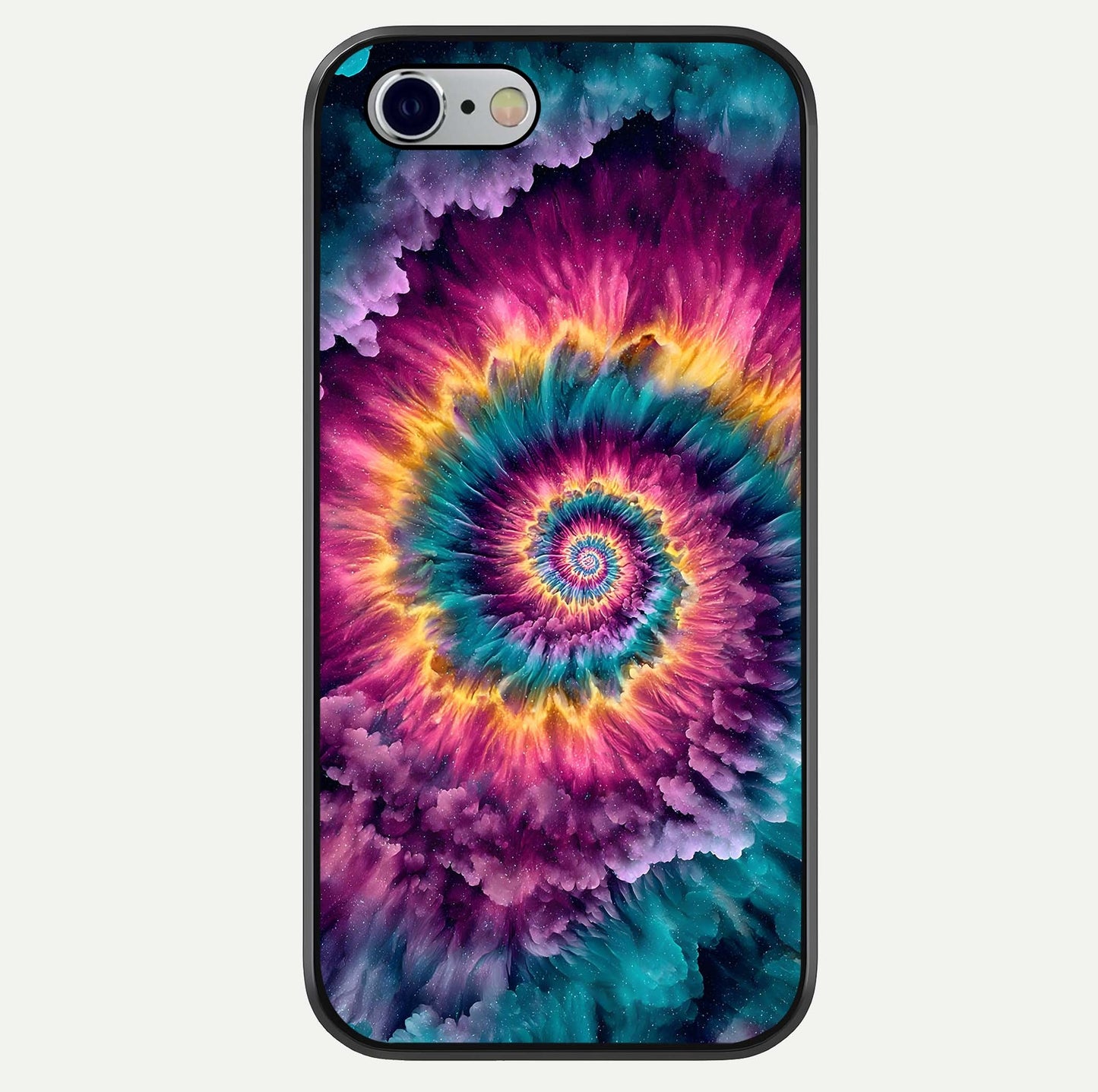Galactic Spiral Burst Glass Case For iPhone 16 Pro by Custom World