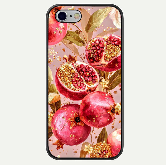 Golden Bloom Glow Glass Case For iPhone 16 Pro by Custom World