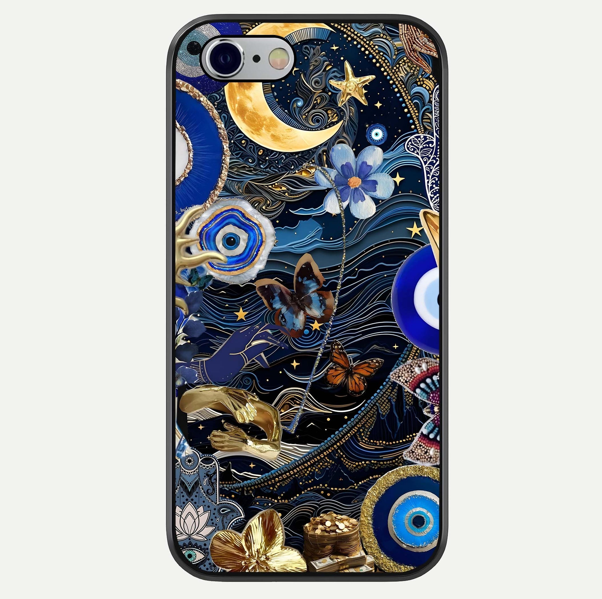 Golden Moon Magic Glass Case For iPhone 16 Pro by Custom World