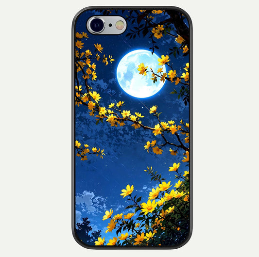 Golden Night Glow Glass Case For iPhone 16 Pro by Custom World