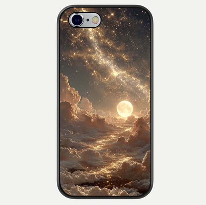 Golden Sky Dream Glass Case For iPhone 16 Pro by Custom World