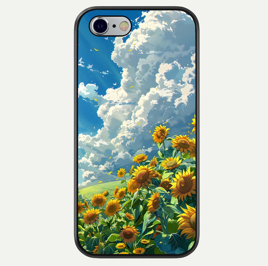Golden Sun Glory Glass Case For iPhone 16 Pro by Custom World