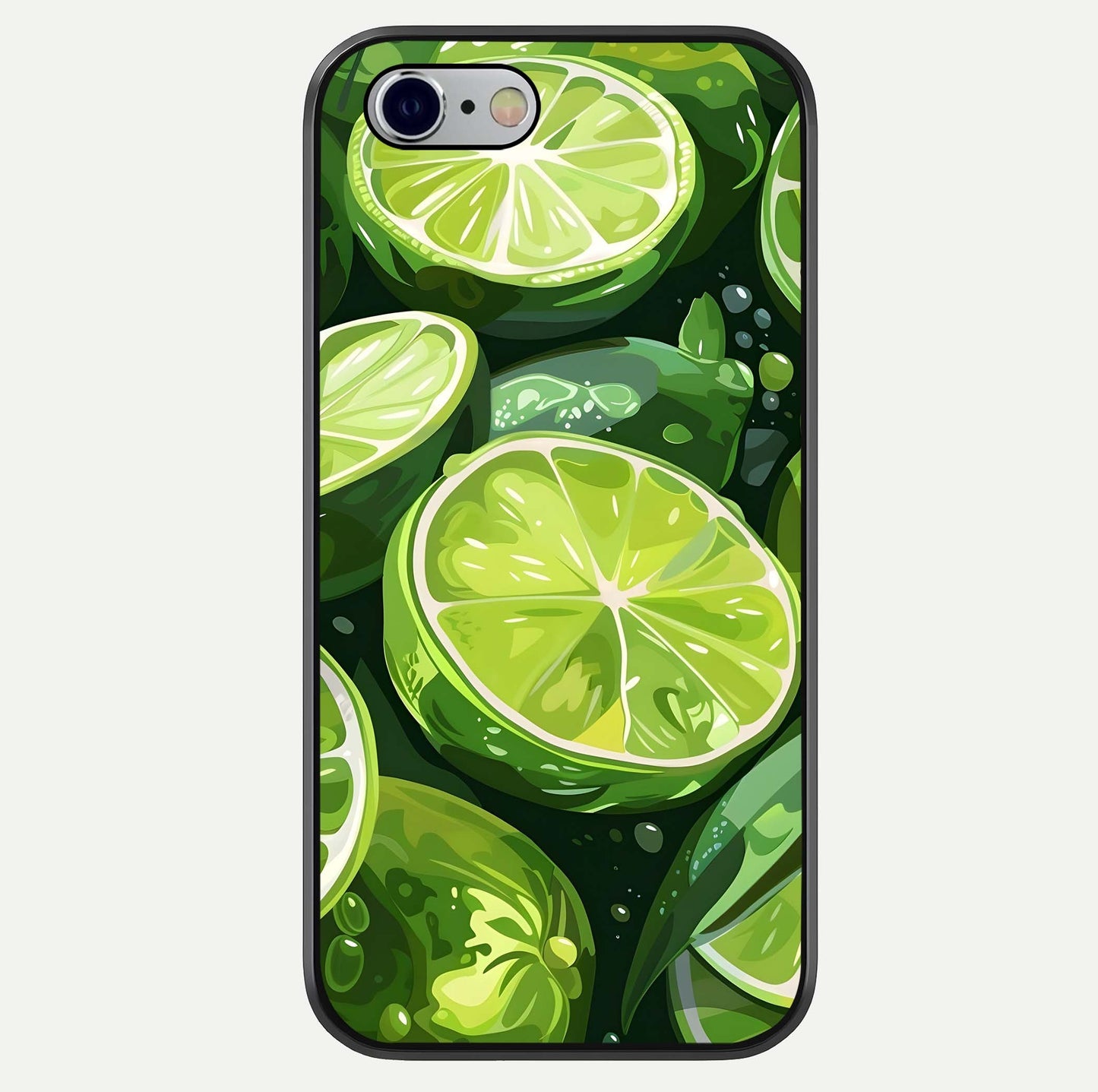 Green Lemon Glass Case For iPhone 16 Pro by Custom World