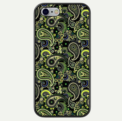 Green Mandala Pattern Glass Case For iPhone 16 Pro by Custom World