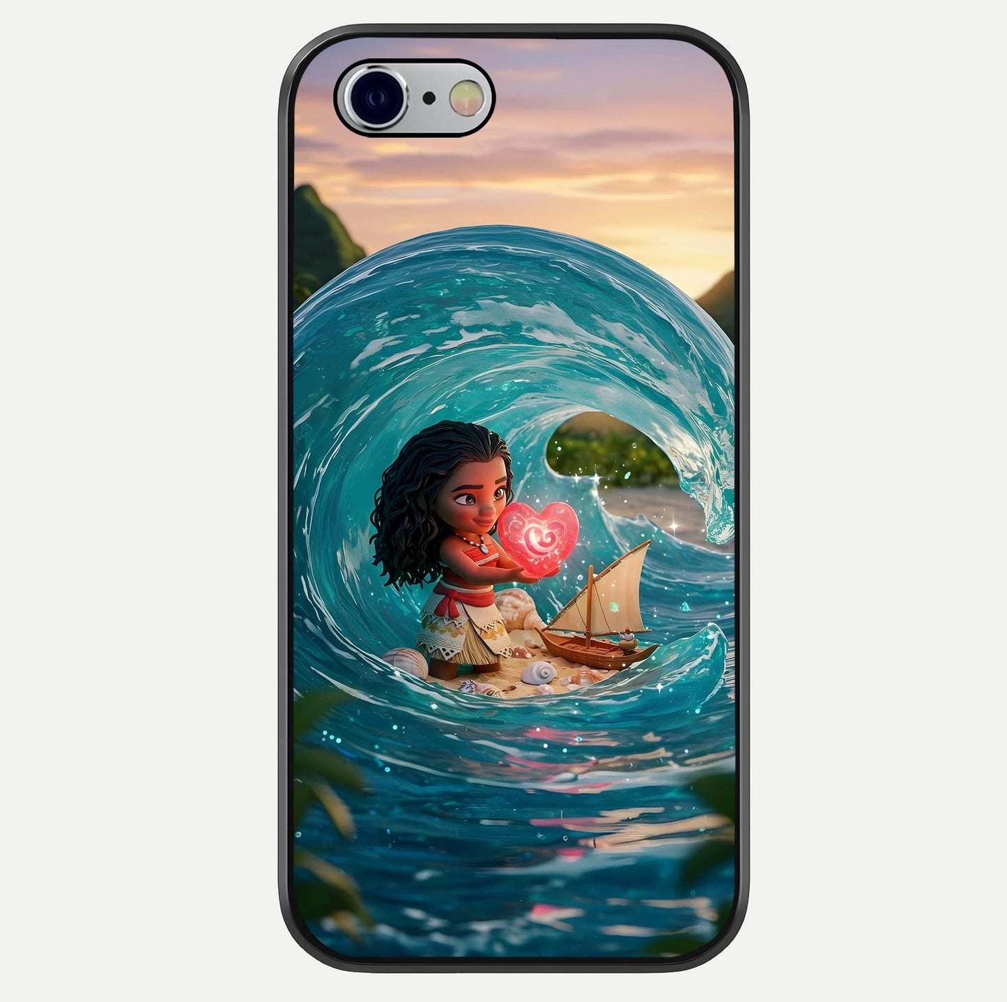 Heart of Ocean Glass Case For iPhone 16 Pro by Custom World