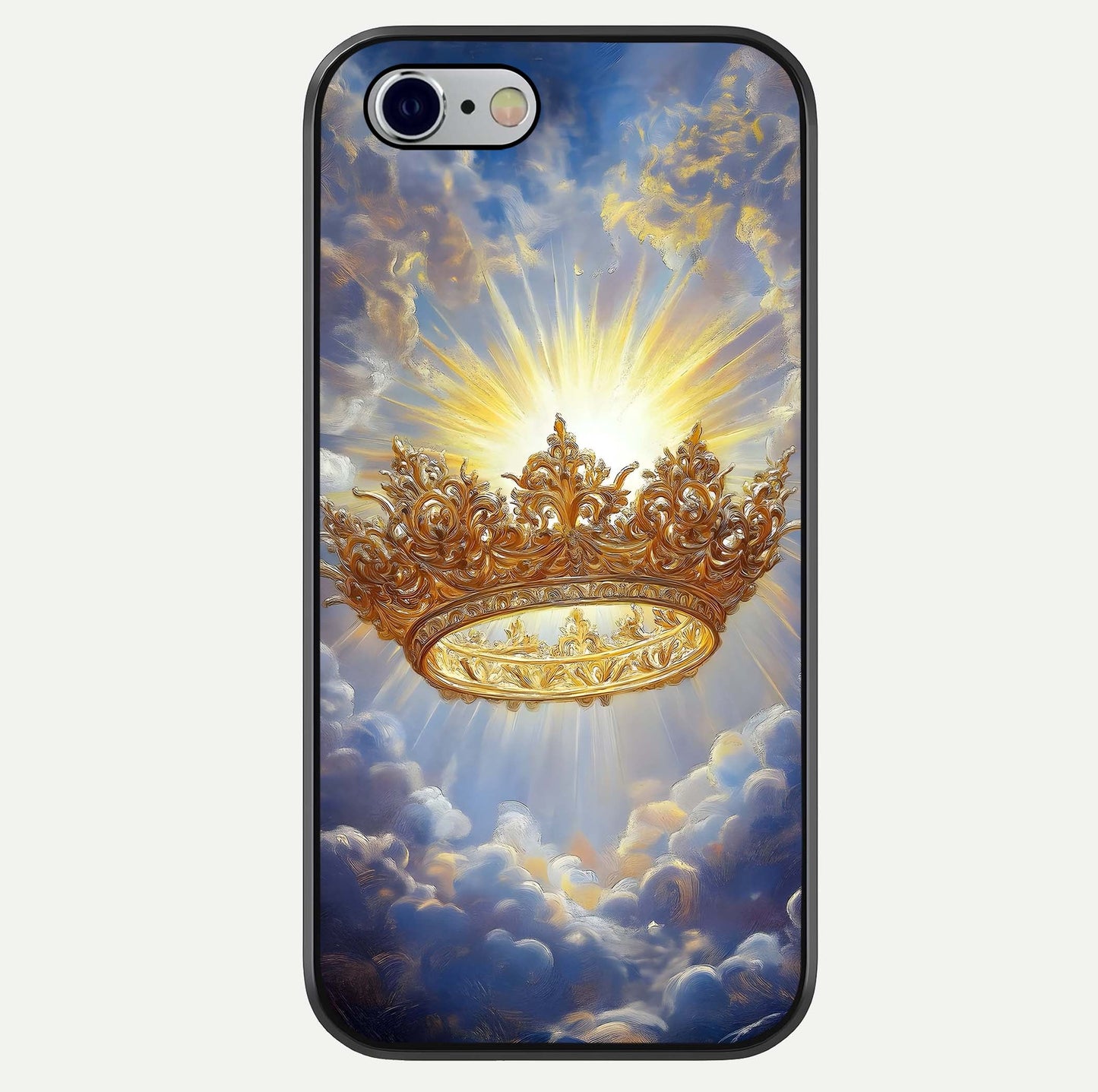 Heavenly Crown Light Glass Case For iPhone 16 Pro by Custom World