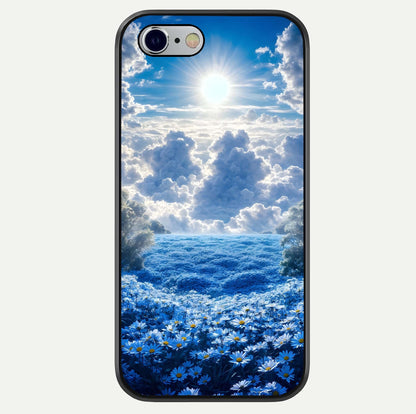 Heavenly Daisy Horizon Glass Case For iPhone 16 Pro by Custom World