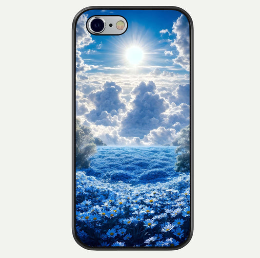 Heavenly Daisy Horizon Glass Case For iPhone 16 Pro by Custom World