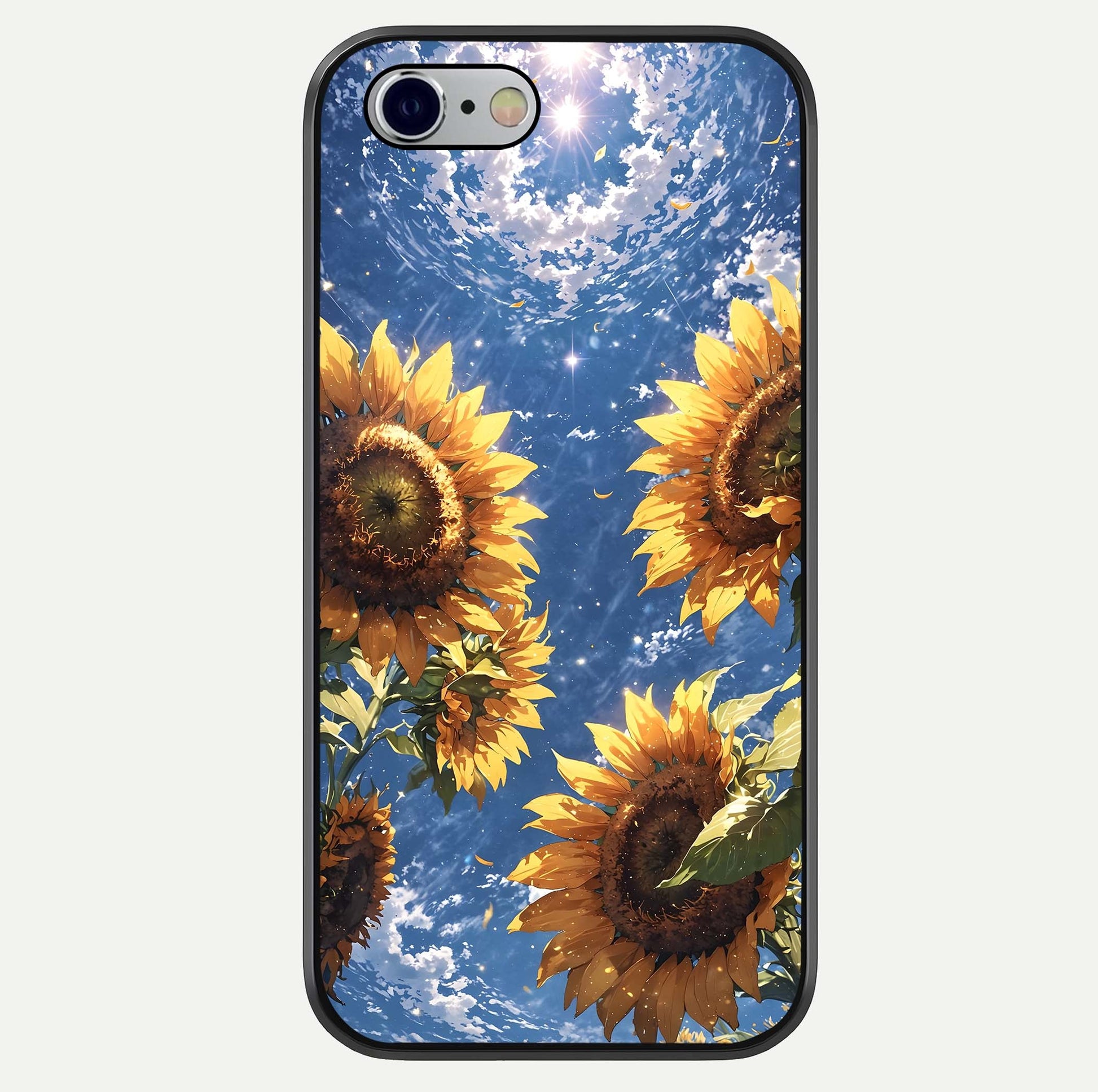 Heavenly Sunflower Rise Glass Case For iPhone 16 Pro by Custom World