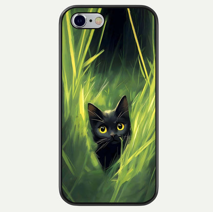 Hidden Cat Whisper Glass Case For iPhone 16 Pro by Custom World
