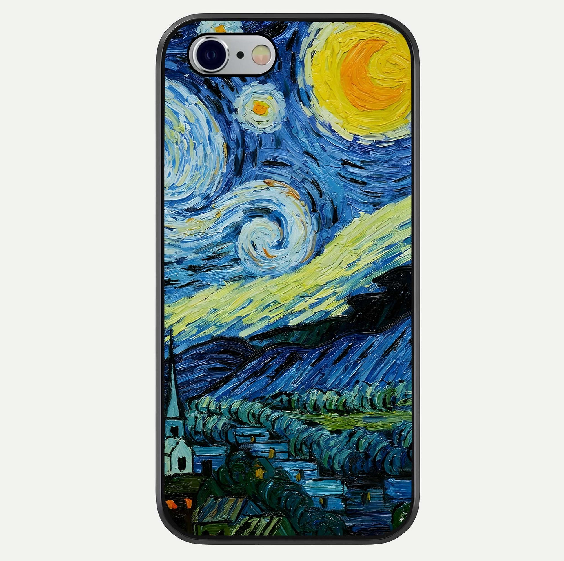 Inspired Van Gogh Art Glass Case For iPhone 16 Pro by Custom World