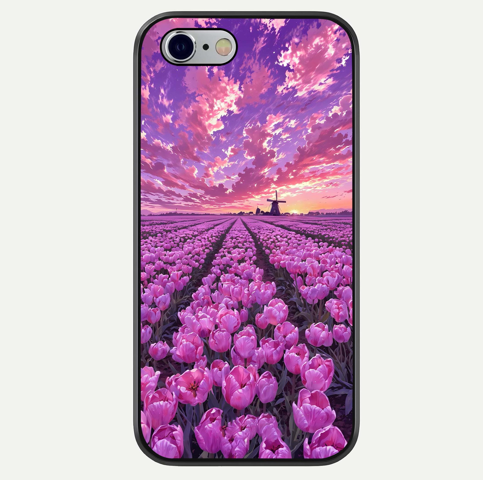 Lavender Dream Skies Glass Case For iPhone 16 Pro by Custom World