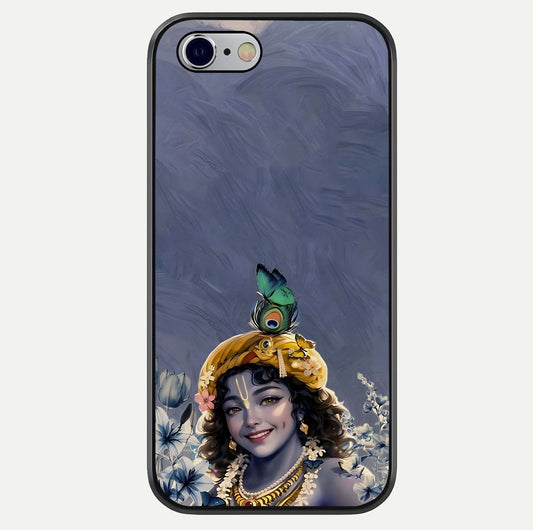 Lord Krishna Glass Case For iPhone 16 Pro by Custom World