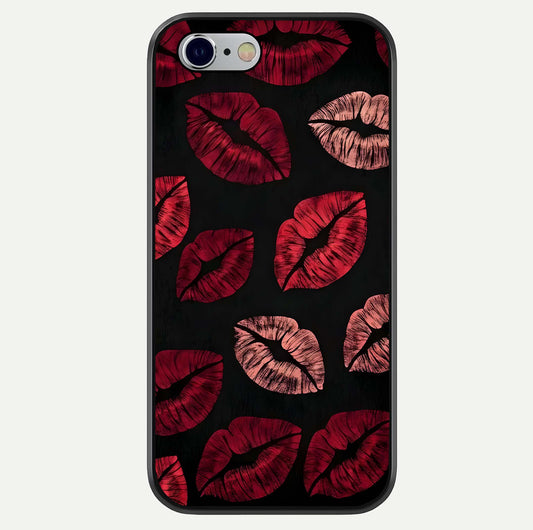 Midnight Kiss Love Glass Case For iPhone 16 Pro by Custom World