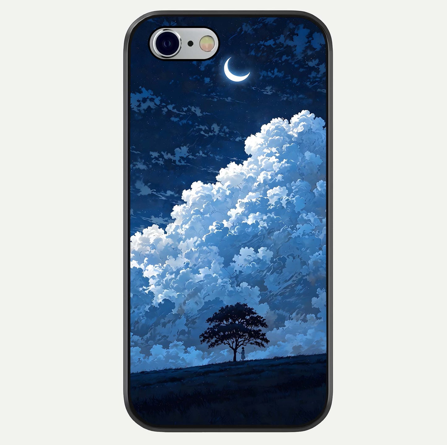 Midnight Sky Serenity Glass Case For iPhone 16 Pro by Custom World