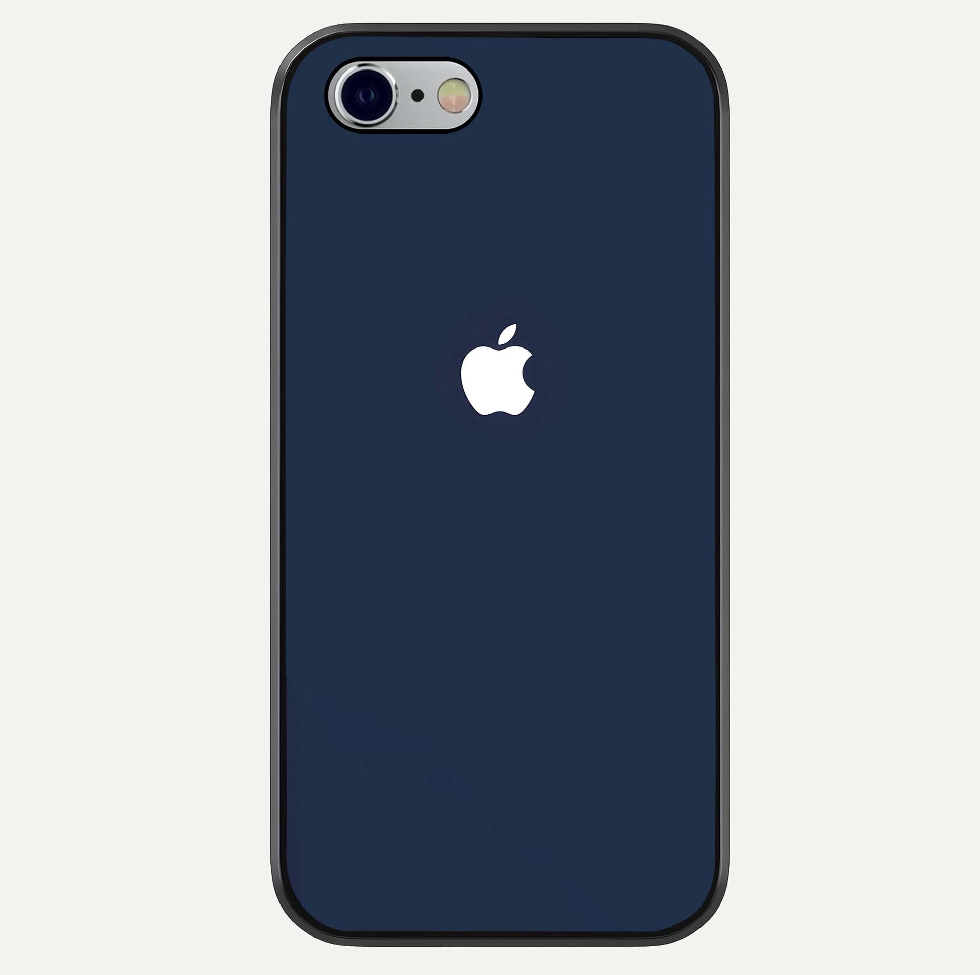 Minimal Apple Night Glass Case For iPhone 16 Pro by Custom World