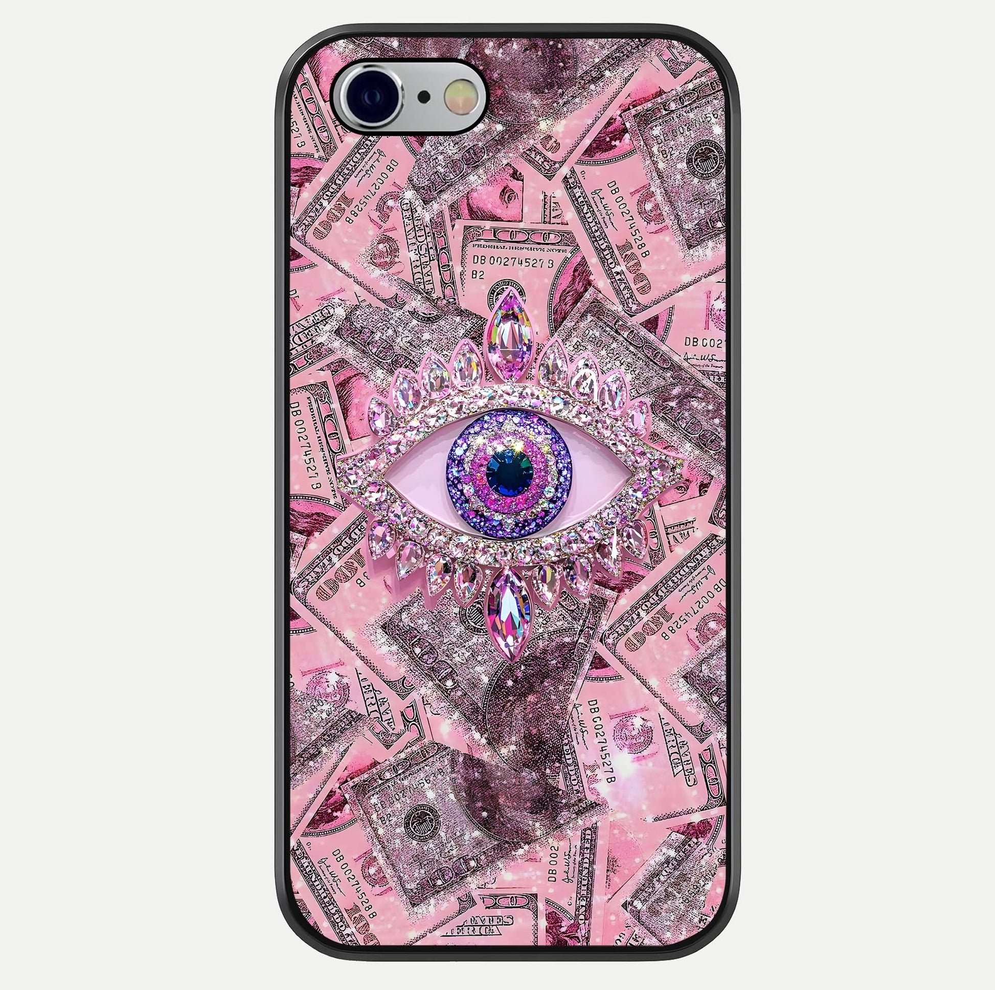 Money Eye Luxe Glass Case For iPhone 16 Pro by Custom World