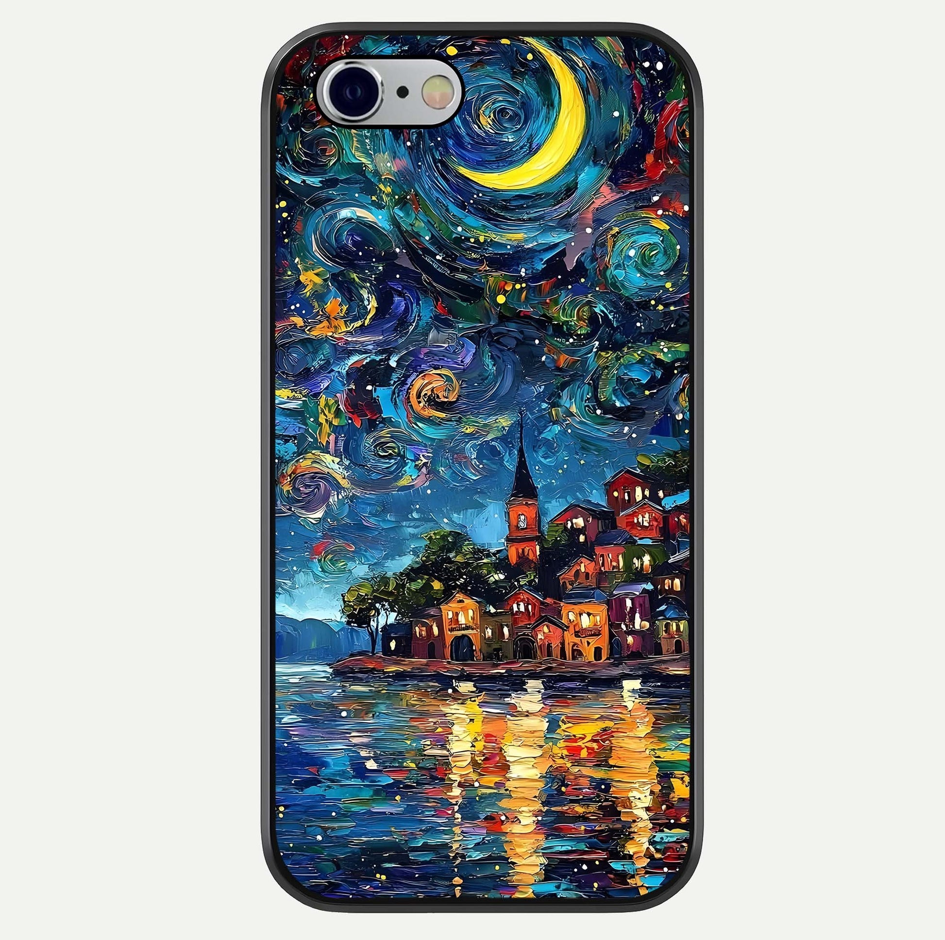 Moonlight Harbor Glow Glass Case For iPhone 16 Pro by Custom World