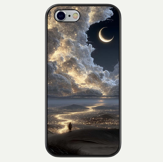 Moonlight Spark Path Glass Case For iPhone 16 Pro by Custom World