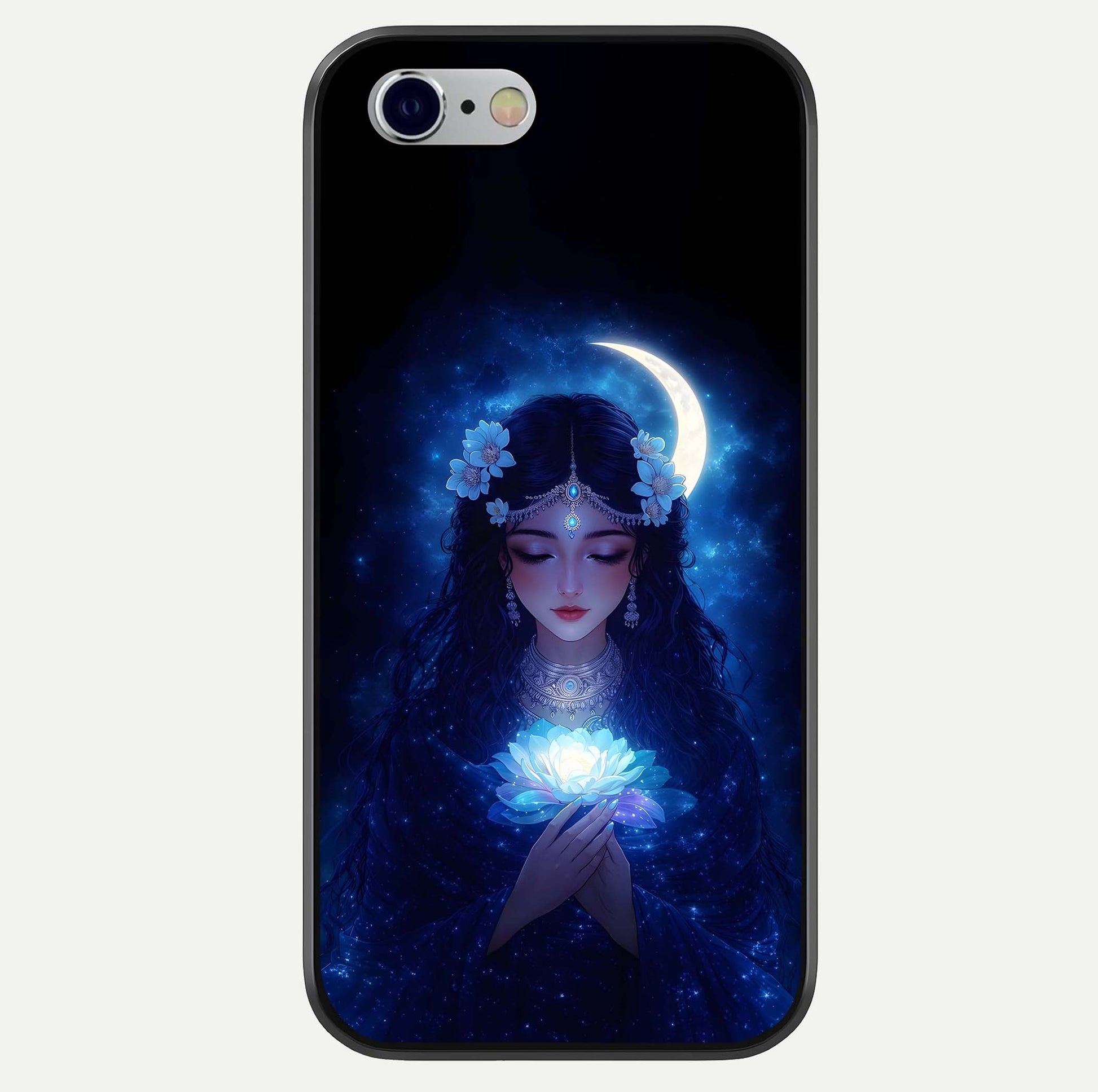 Mystic Moon Queen Glass Case For iPhone 16 Pro by Custom World