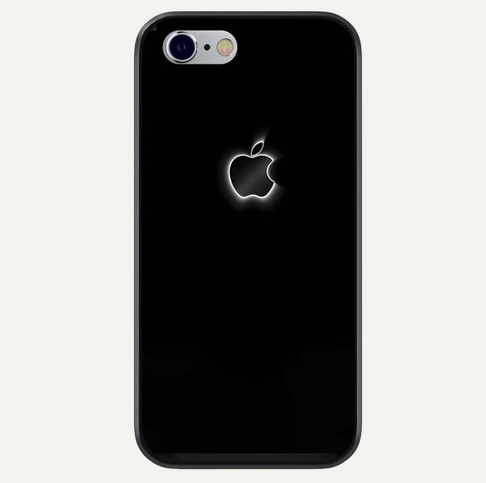 Neon Apple Glow Glass Case For iPhone 16 Pro by Custom World