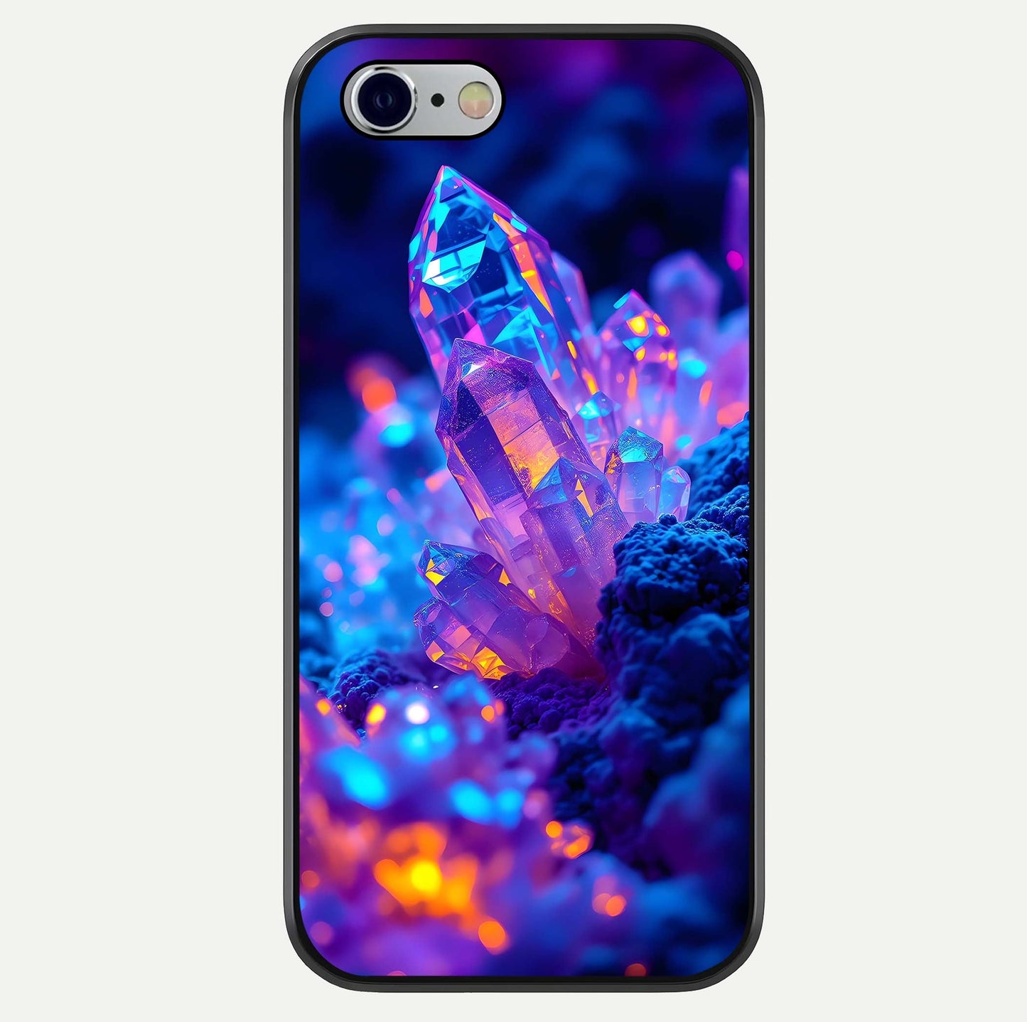 Neon Aura Shards Glass Case For iPhone 16 Pro by Custom World